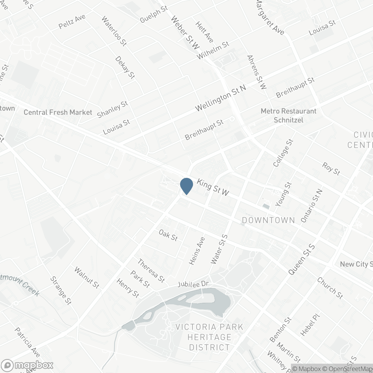1 VICTORIA Street Unit# 811, Kitchener, Ontario N2G 0B5